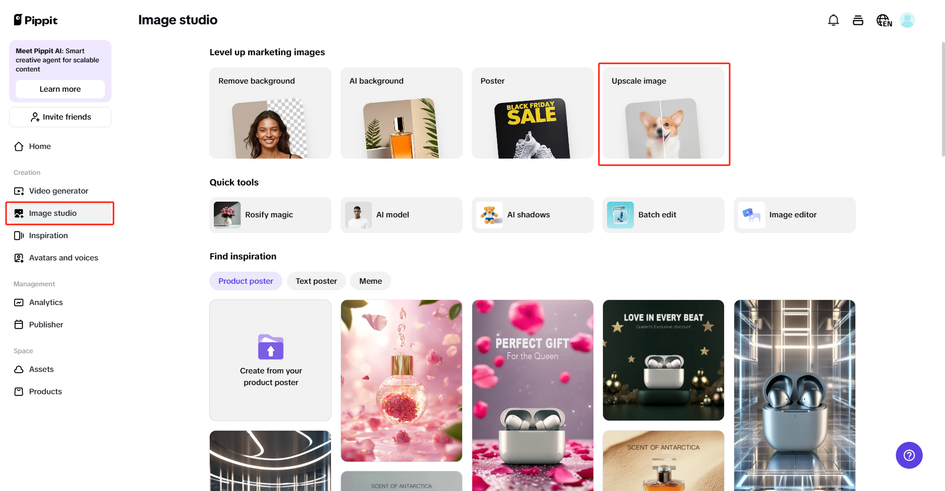 High-Resolution Output Pippit