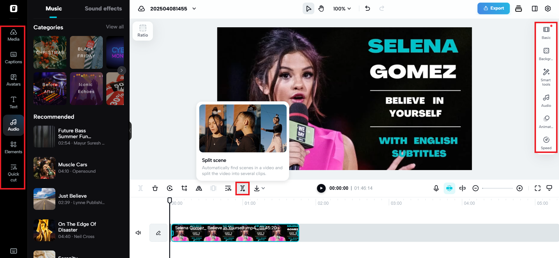 Edita y recorta tus videos