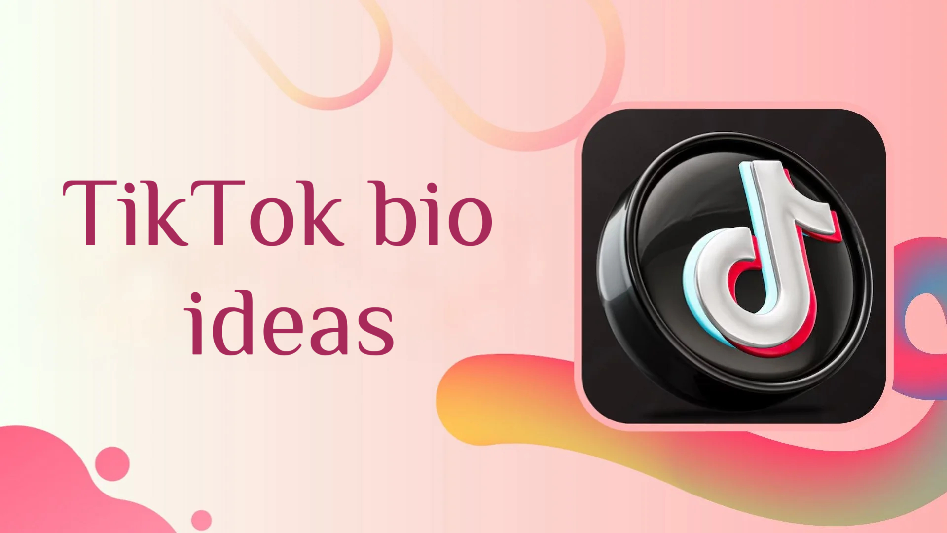 Elemen penting untuk idea bio TikTok yang baik