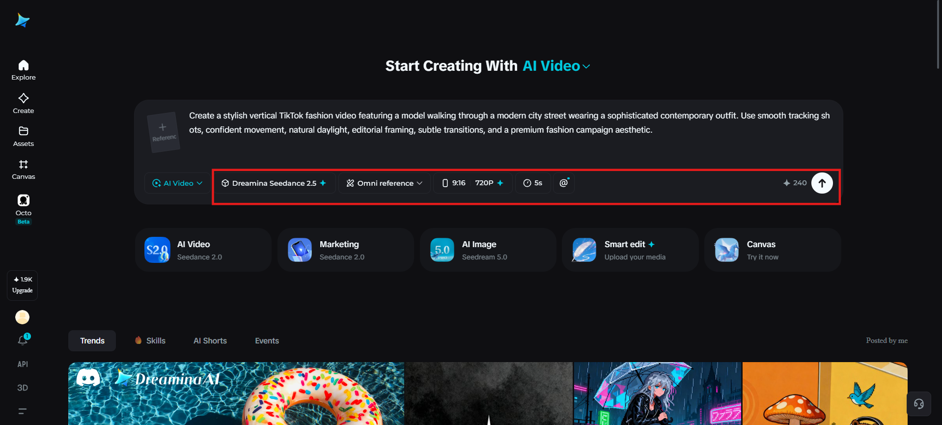 Configure settings and generate