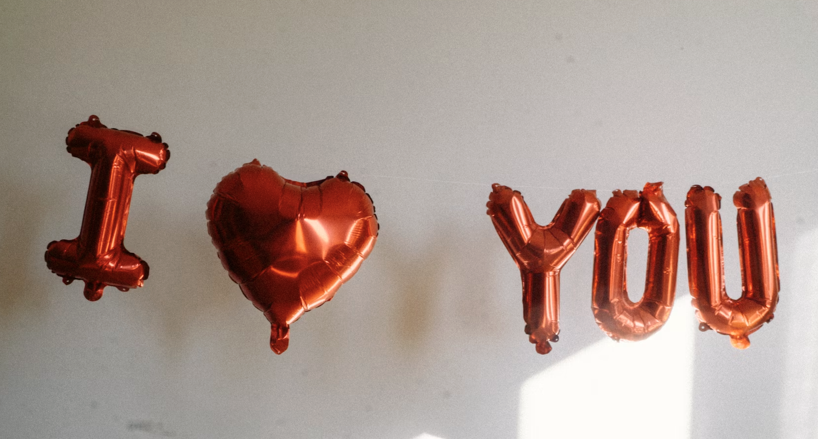 A couple laughing together on Valentine's Day