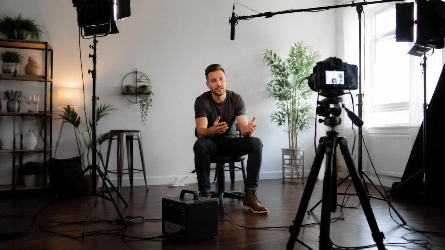 Dreamina entfernt Drähte aus der Videoaufforderung Beispiel 6: Bereiten Sie einen Vorher-Nachher-Test vor