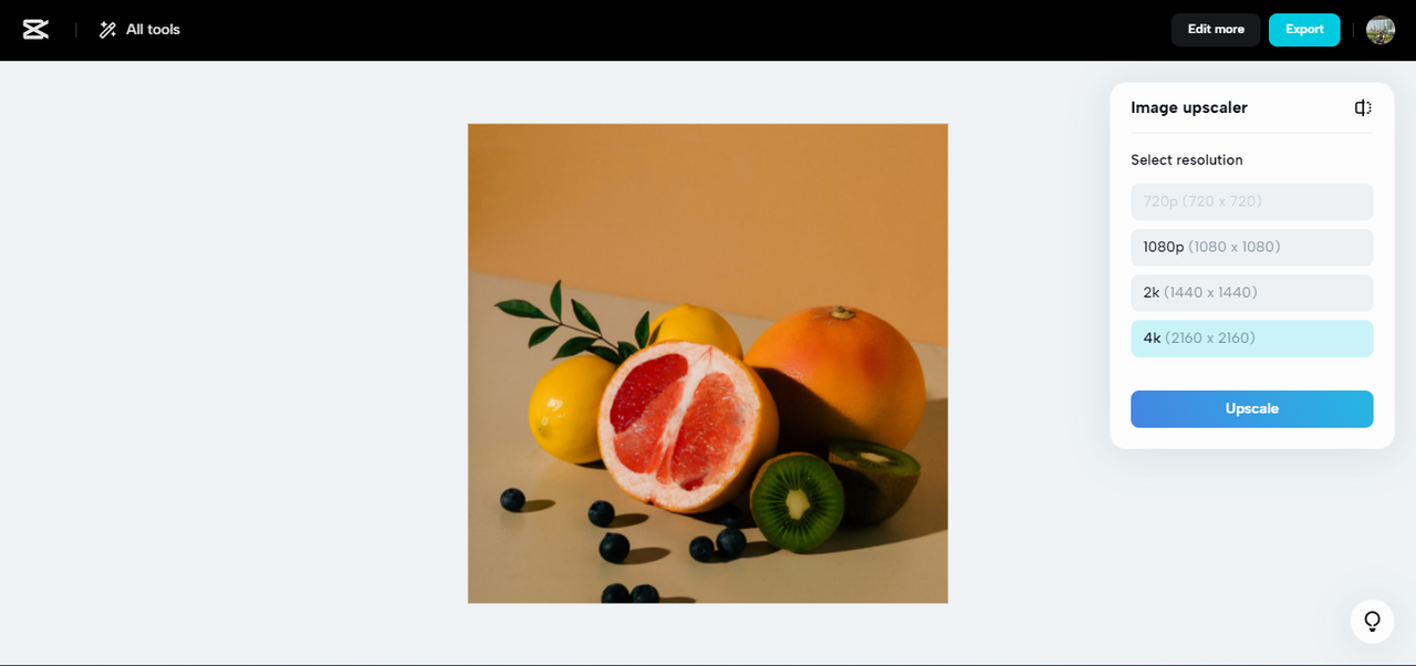 Image upscaler
