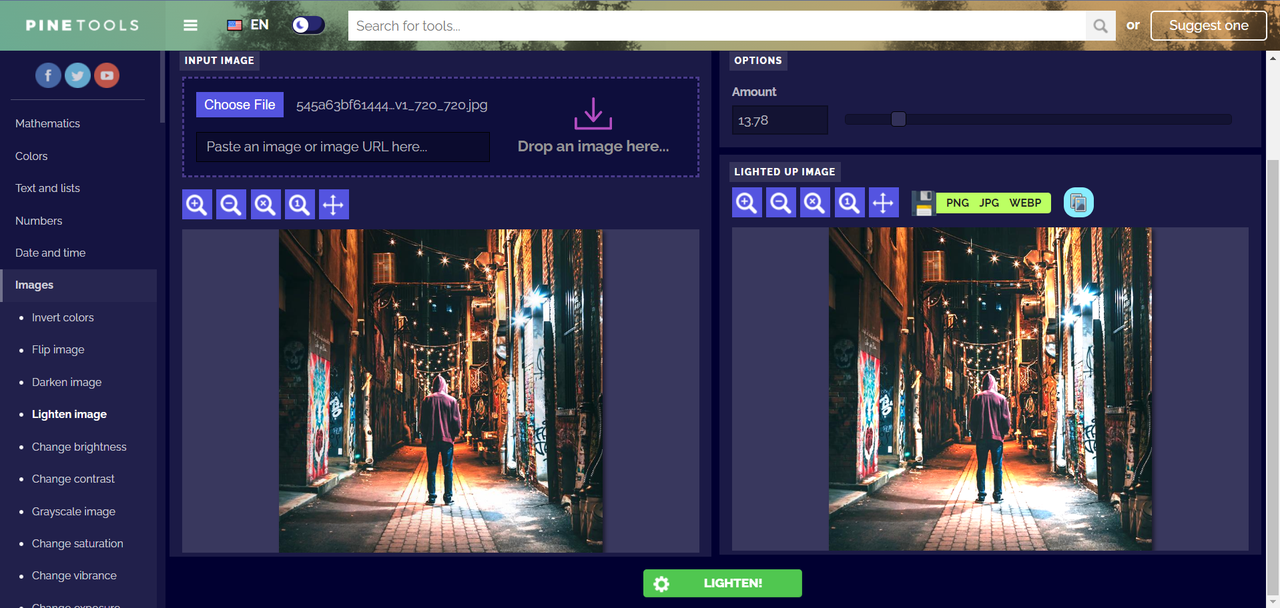 PineTools Interface