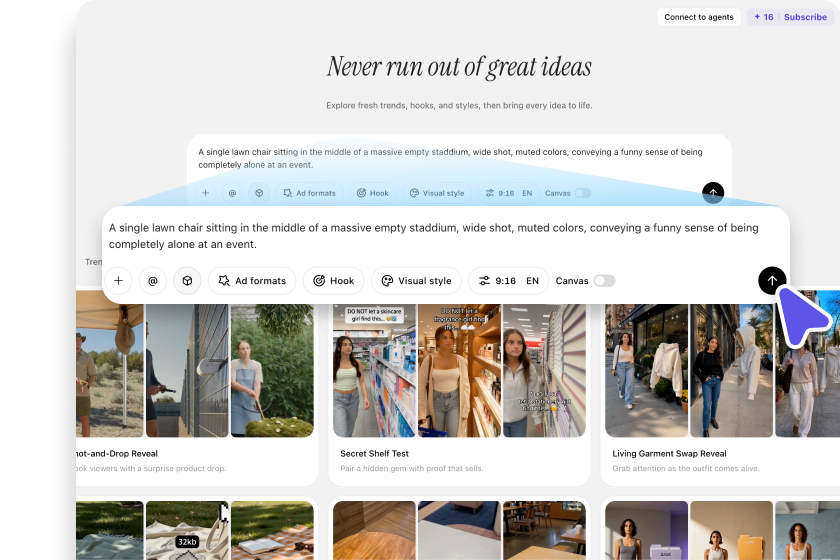 Step 1: Describe Your Product or Pick a Trending Idea