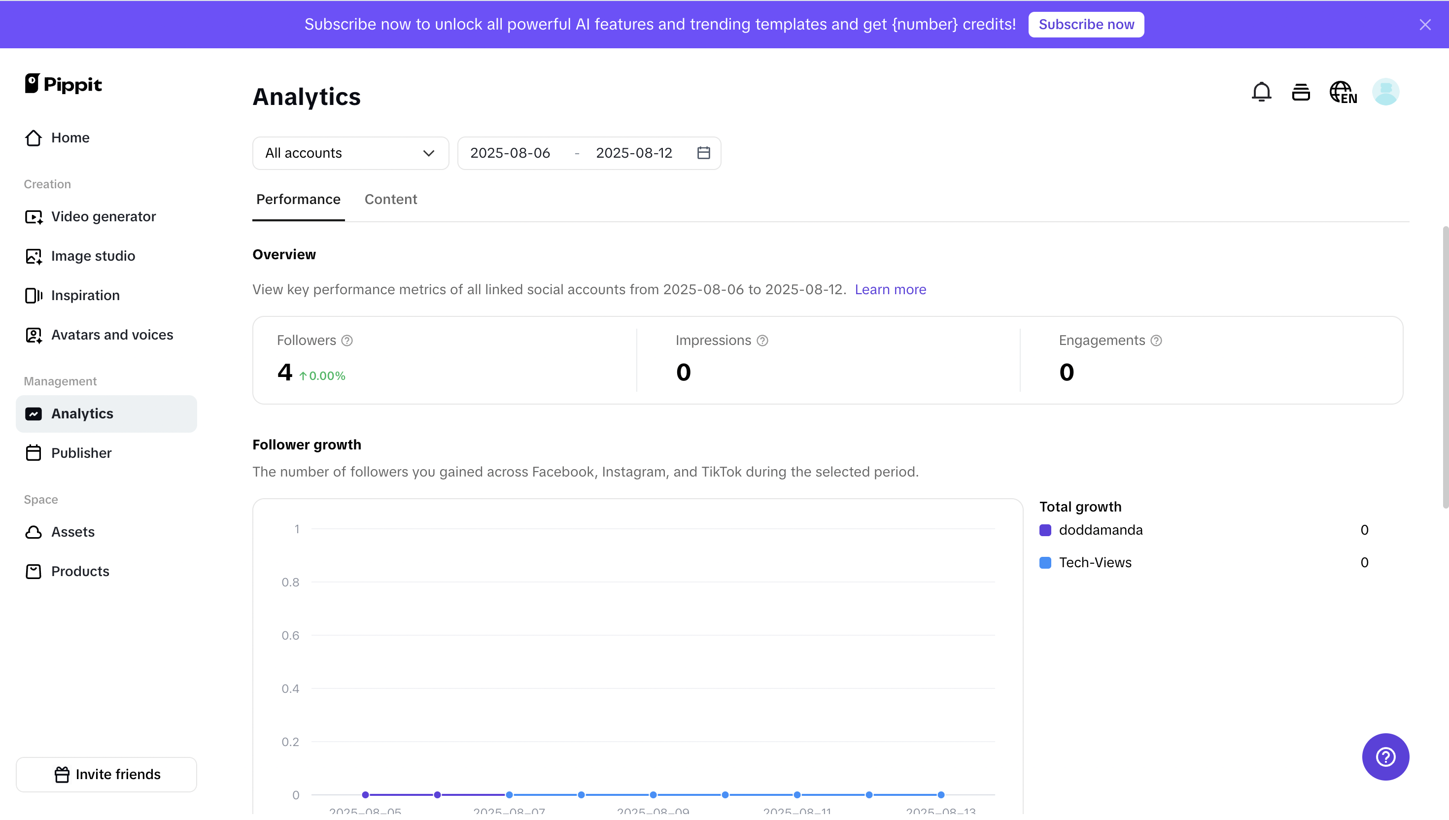 Smart performance analytics