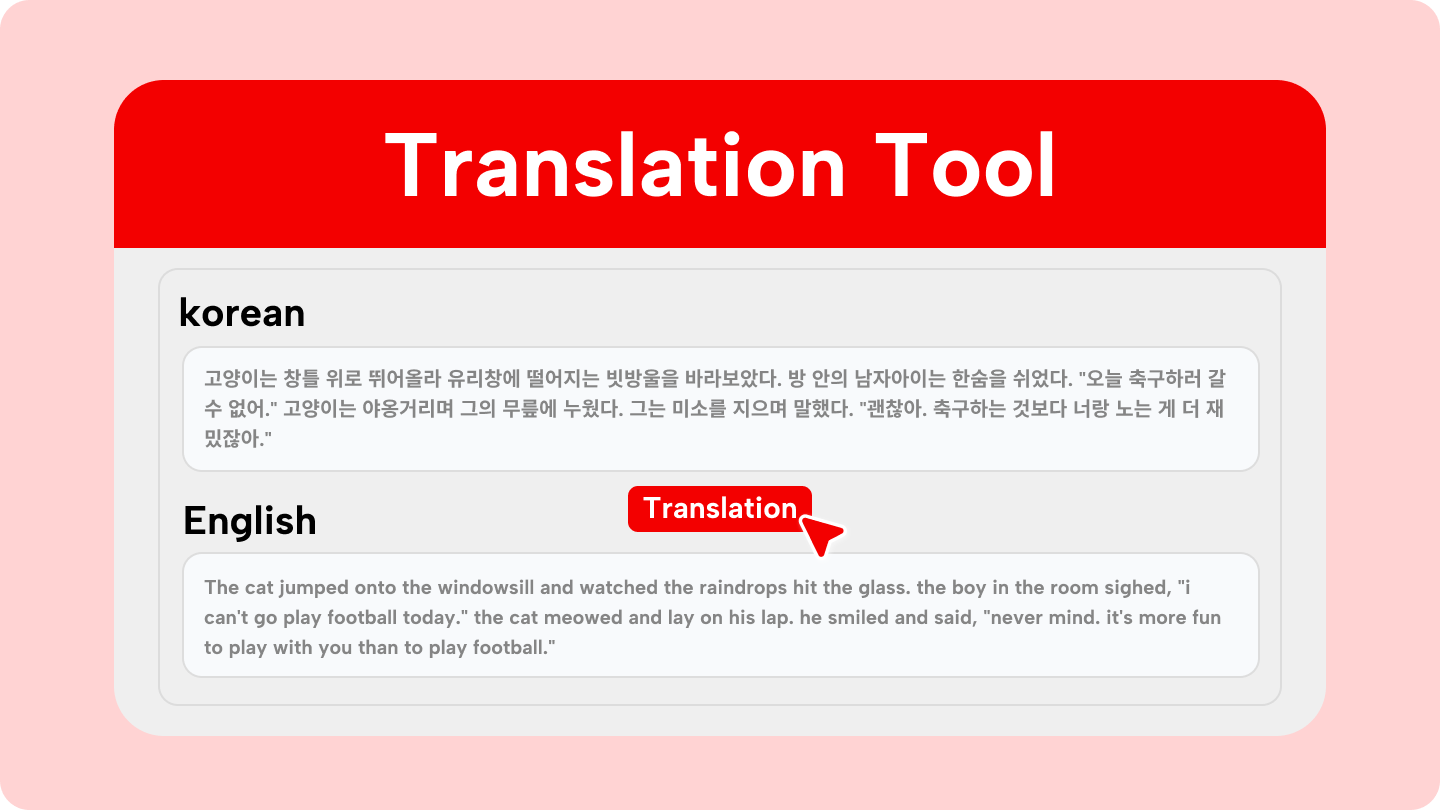 Koreanisch-Englisch-Übersetzer