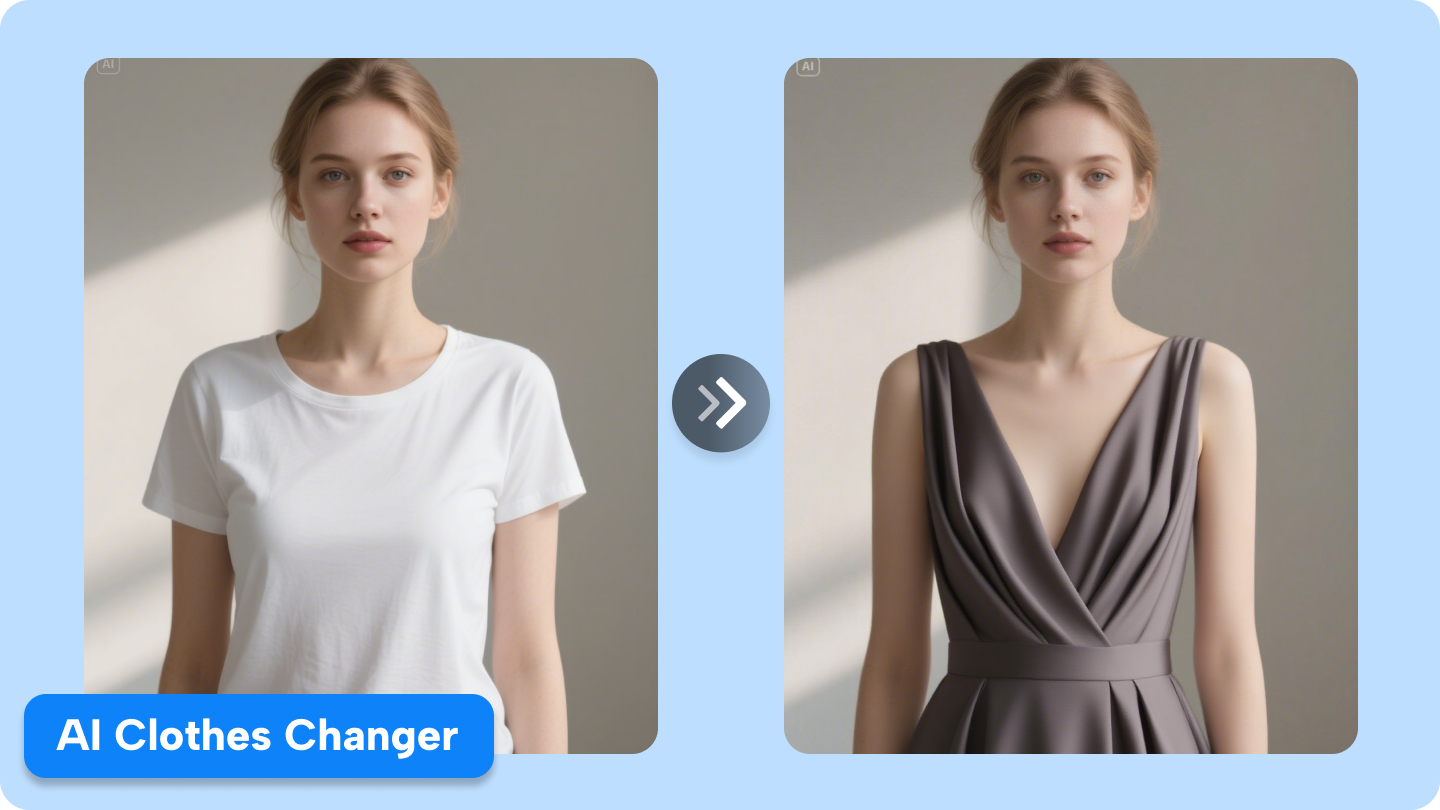 changeur de vêtements avec IA