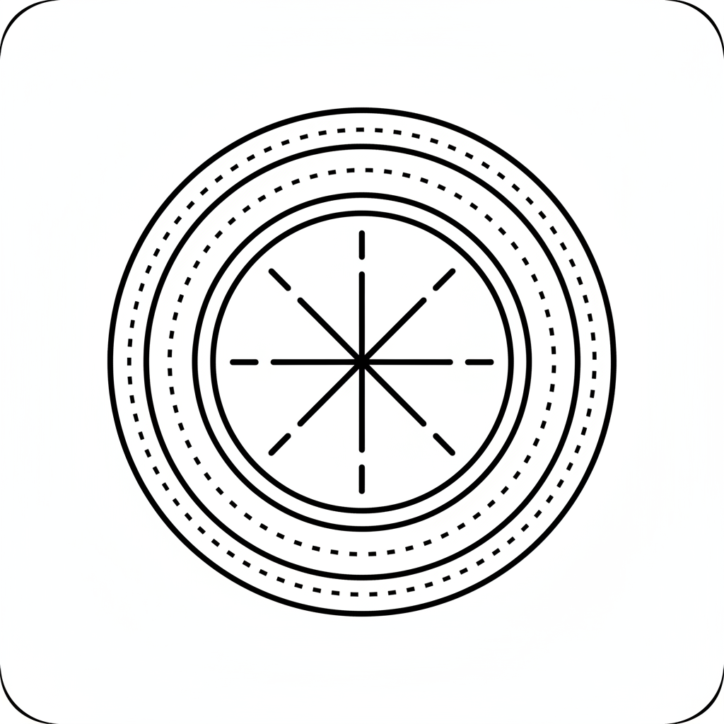 Minimalna ikona odznaki z warstwami starburst wskazującymi ustawienie wstępne w stylu Bliźniąt.