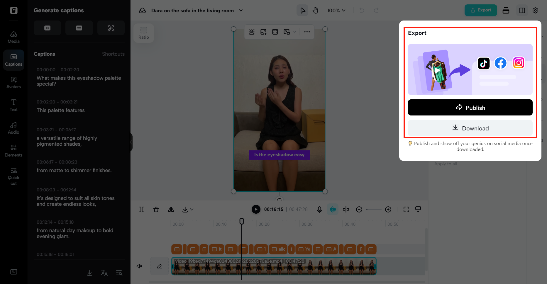 Instantly share content