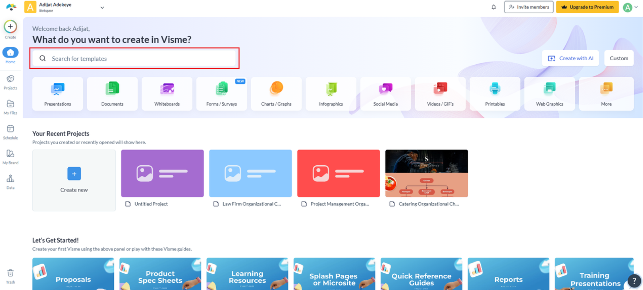 how do you create an organizational chart