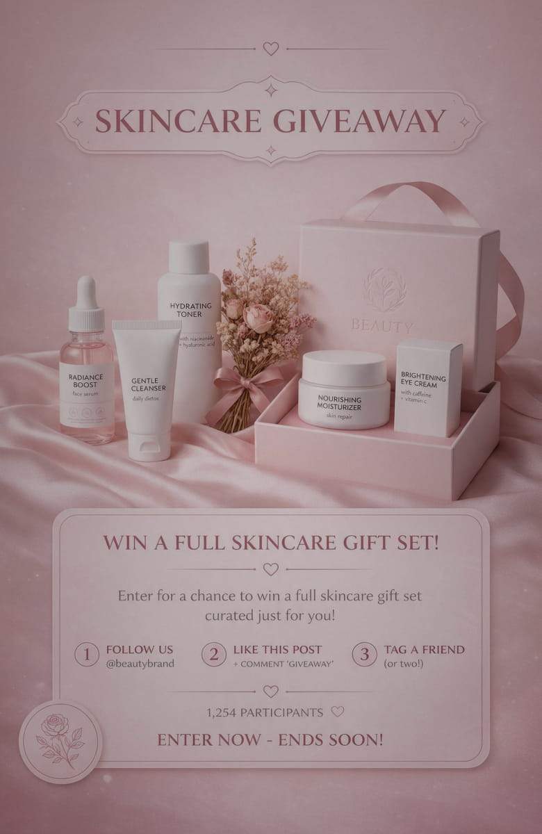 giveaway post