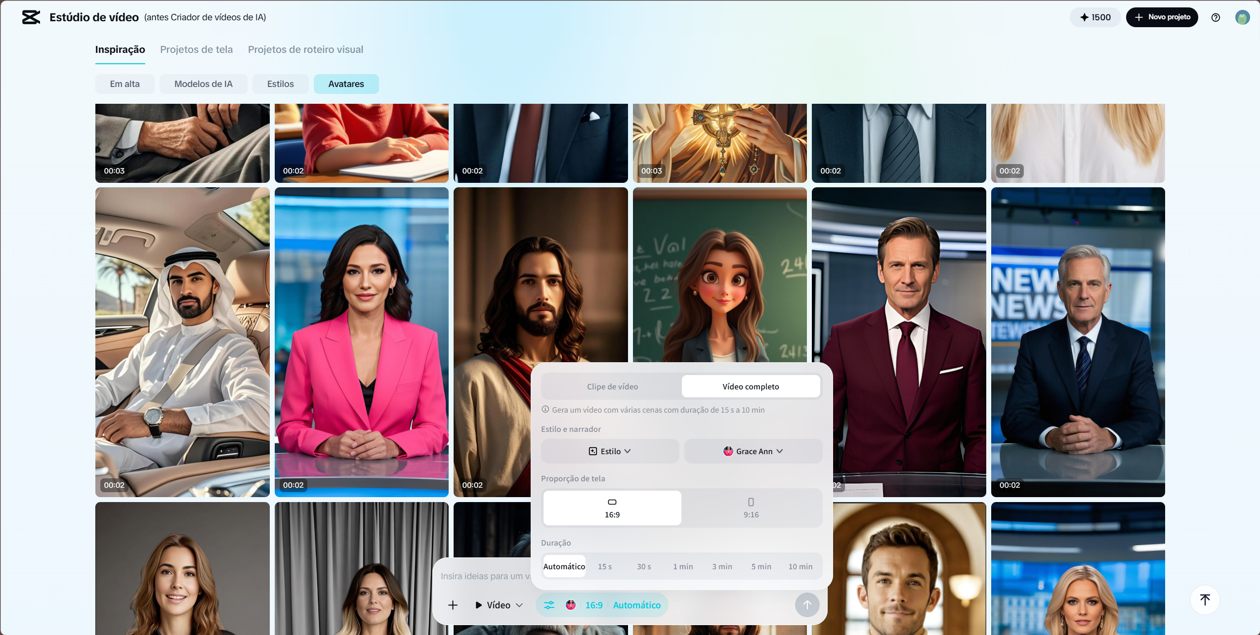 ajuste visual timeline