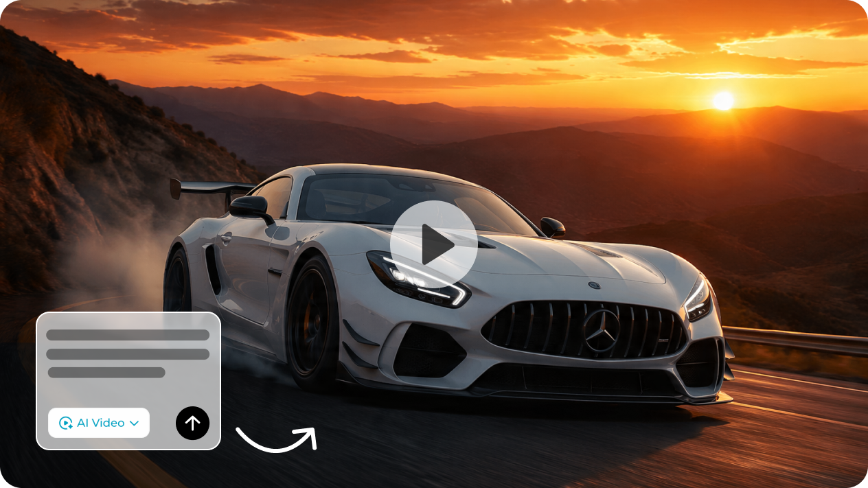 Erweiterter Text-zu-Video-Generator für Autos