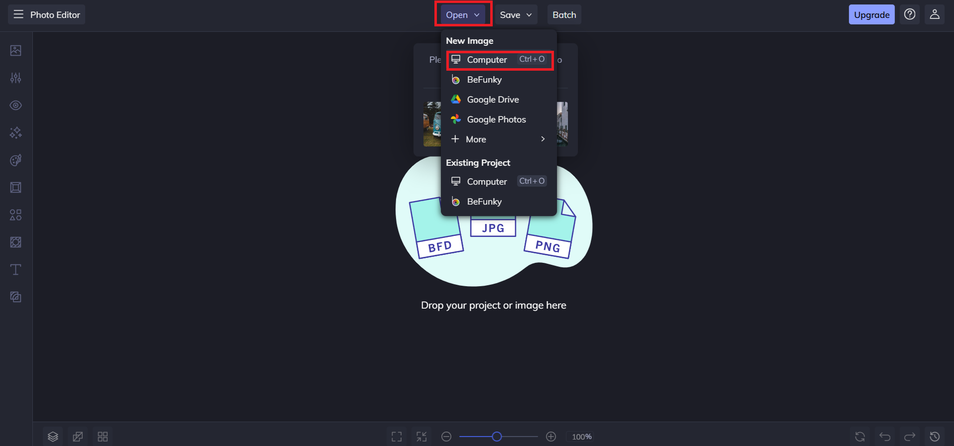 Uploading image