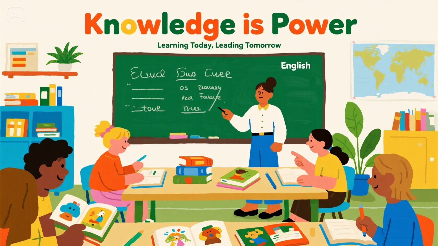 Dreamina's education poster