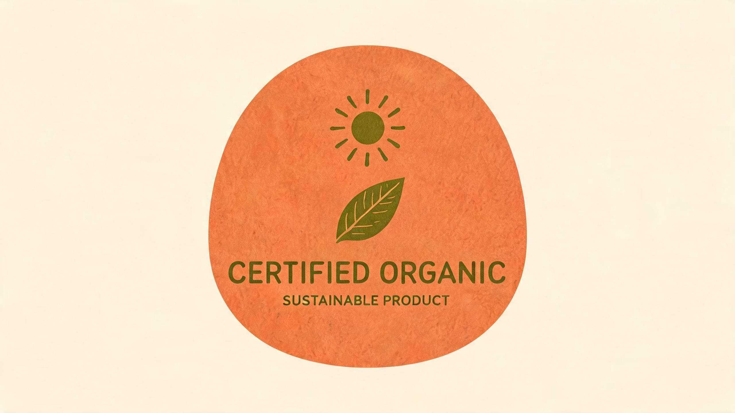 Prompt 3: Organic eco brand product badge design prompt