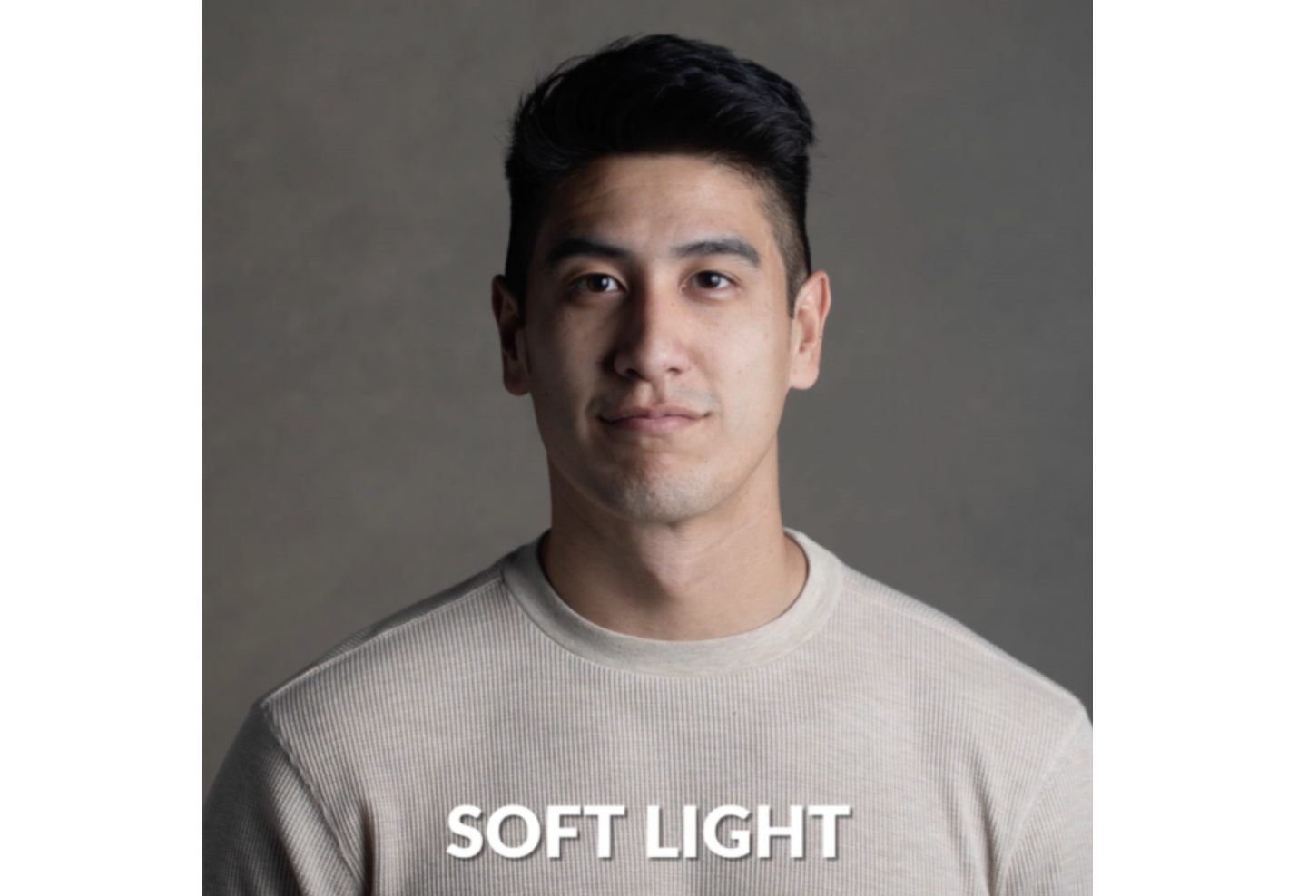 Soft light vs hard light