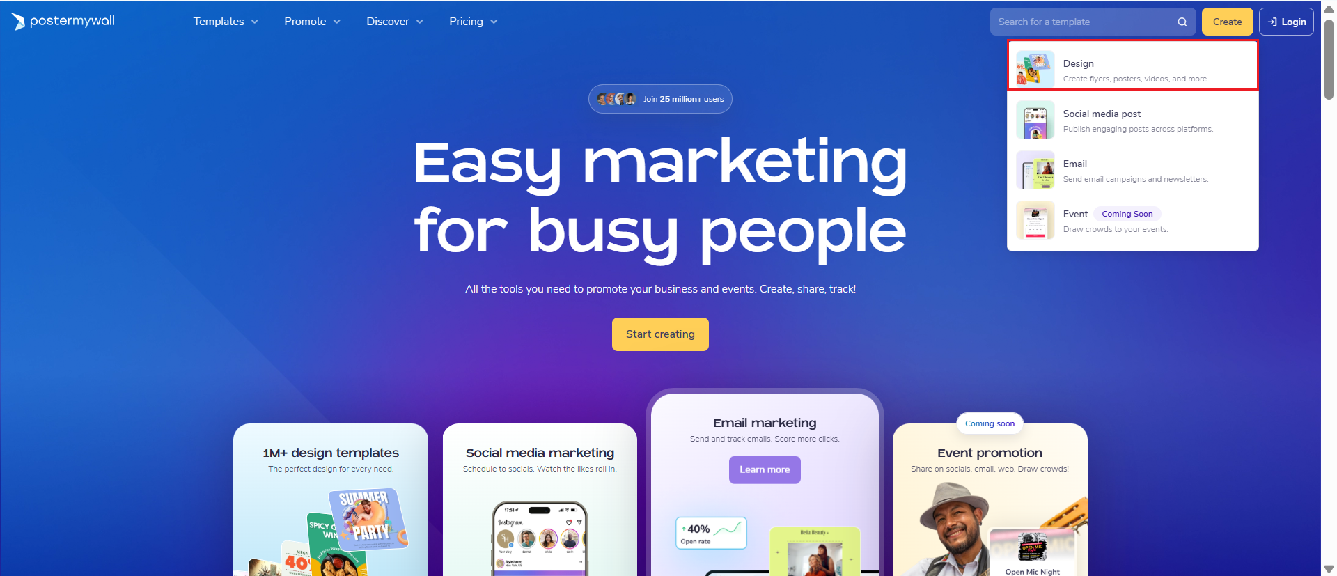 flyer para sa isang banda