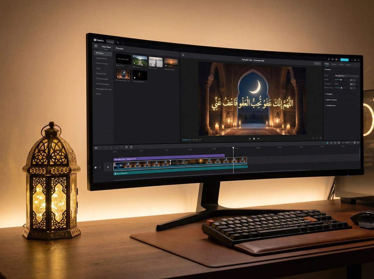 Ramadan Dua Video Maker