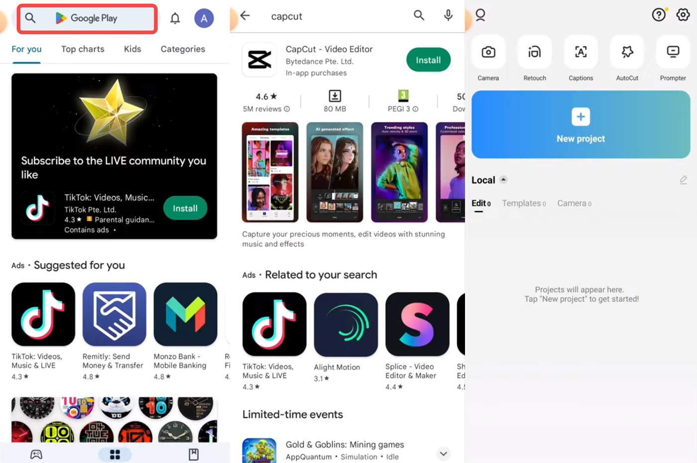 CapCut App Download for Android
