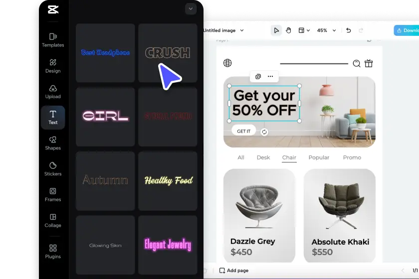 Use advance editing tools