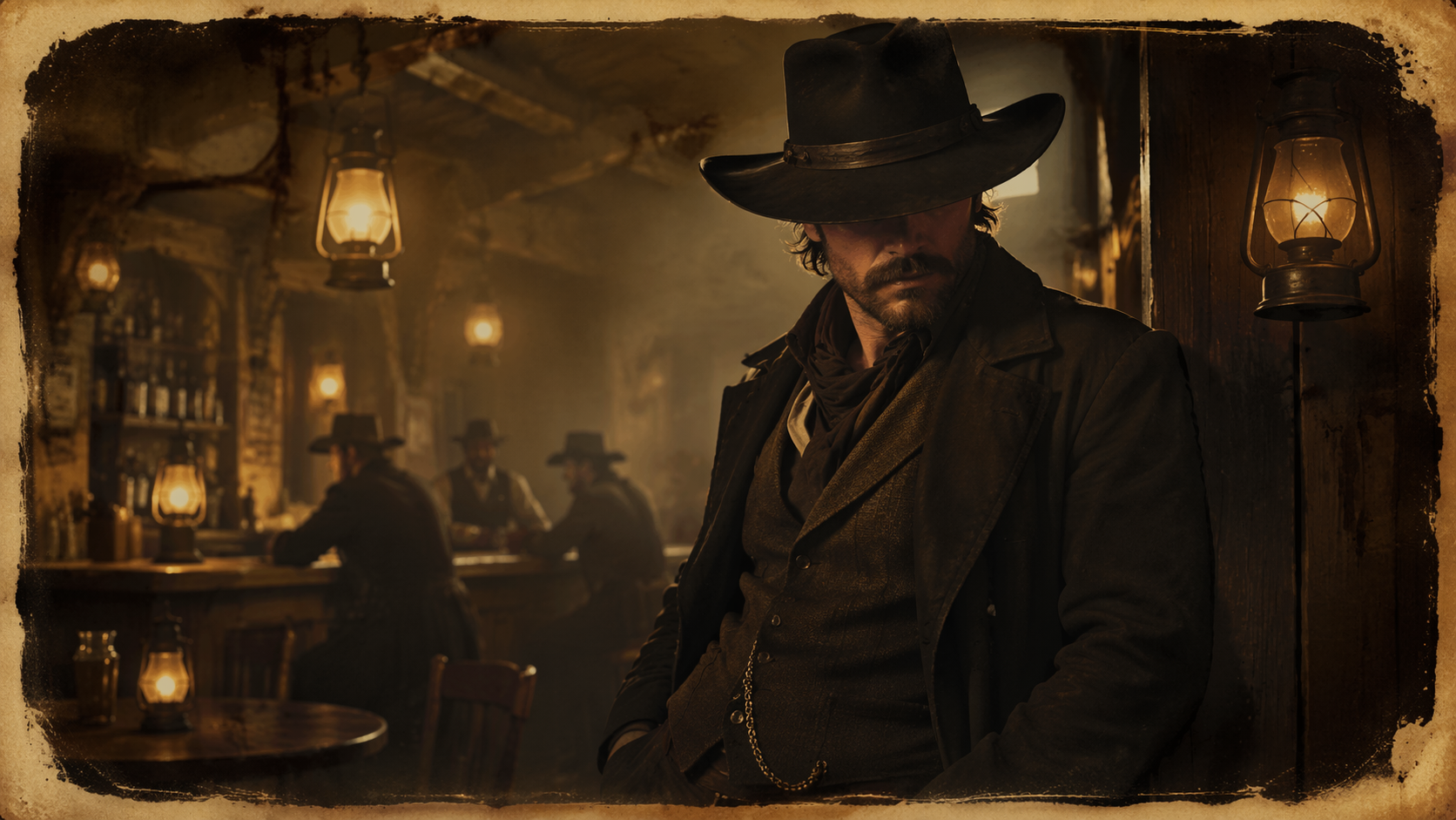 Dreamina Old West Wanted Poster prompt exemplo 6: Old Paper Western