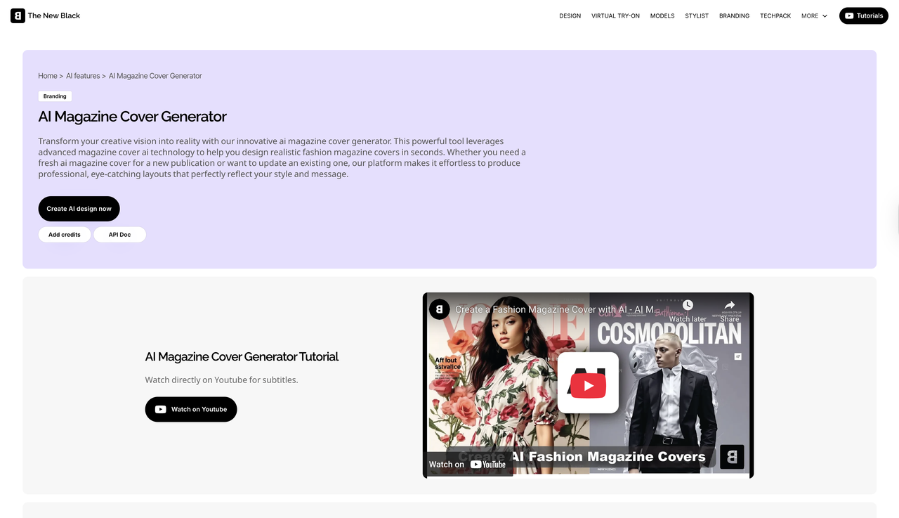 TheNewBlack interface