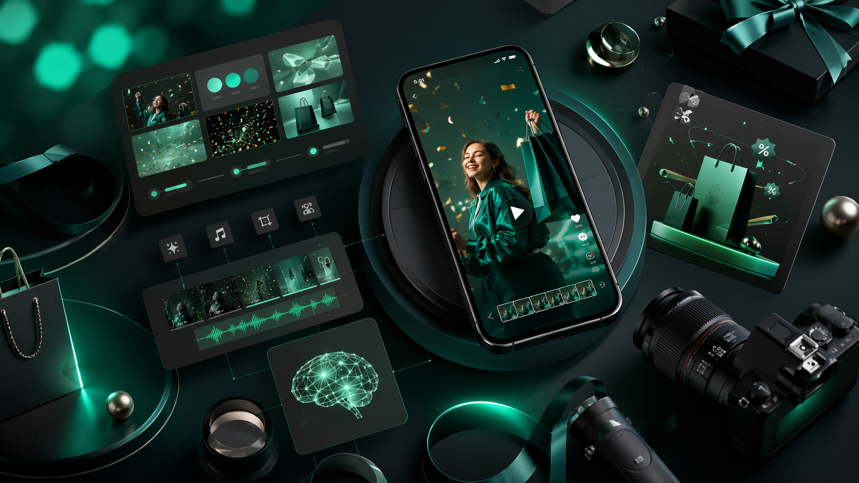 AI Sale Announcement Video premium AI social video workflow visual for Pippit creators