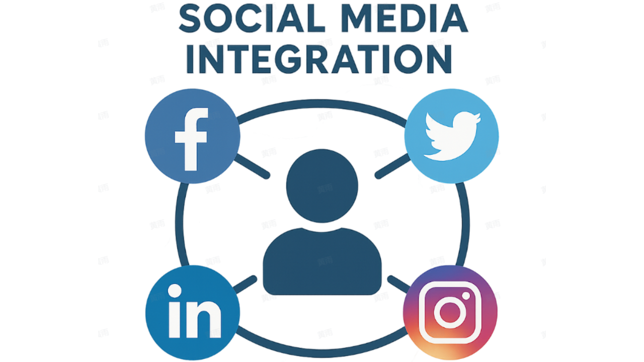 O que é integração com mídias sociais
