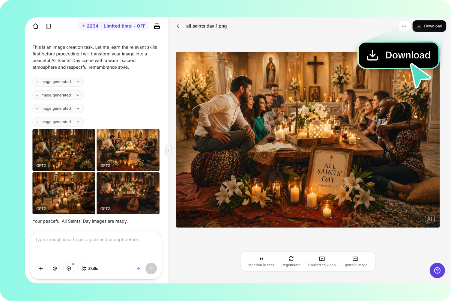 Step 3: Refine and export your image