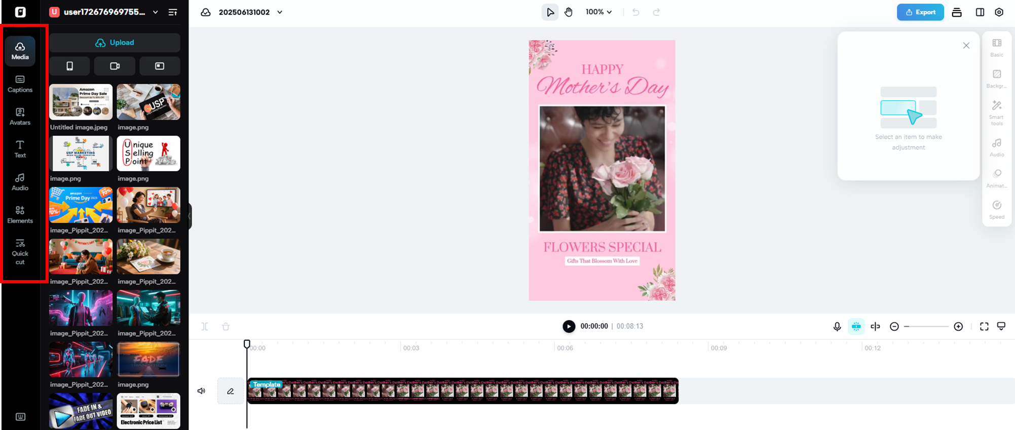 Customize video settings