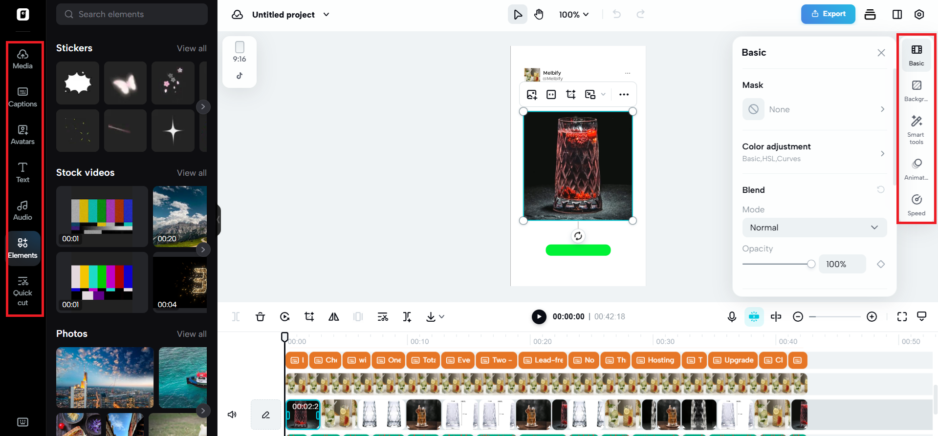 AI-powered video editing