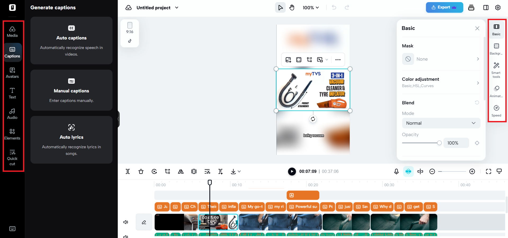 Editar mais seu vídeo