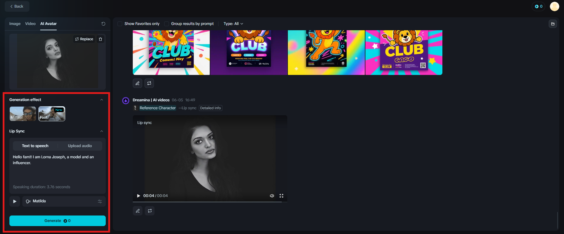 Tạo video hát nhép
