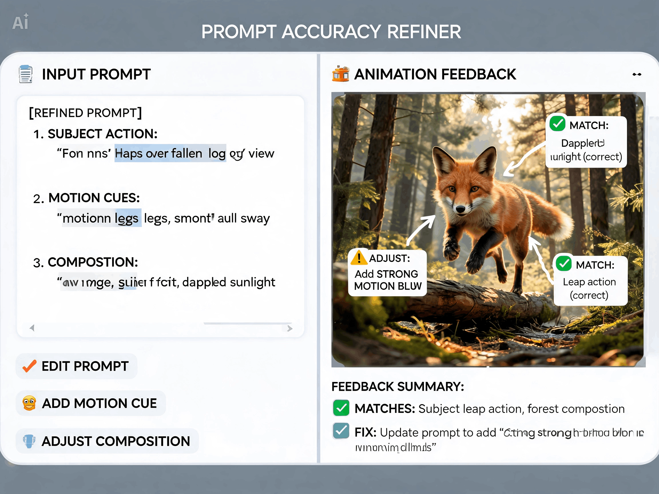 Improve prompt accuracy