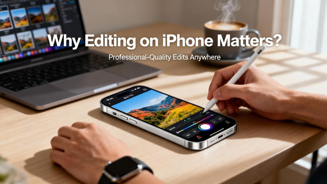 Role of editing on iPhone