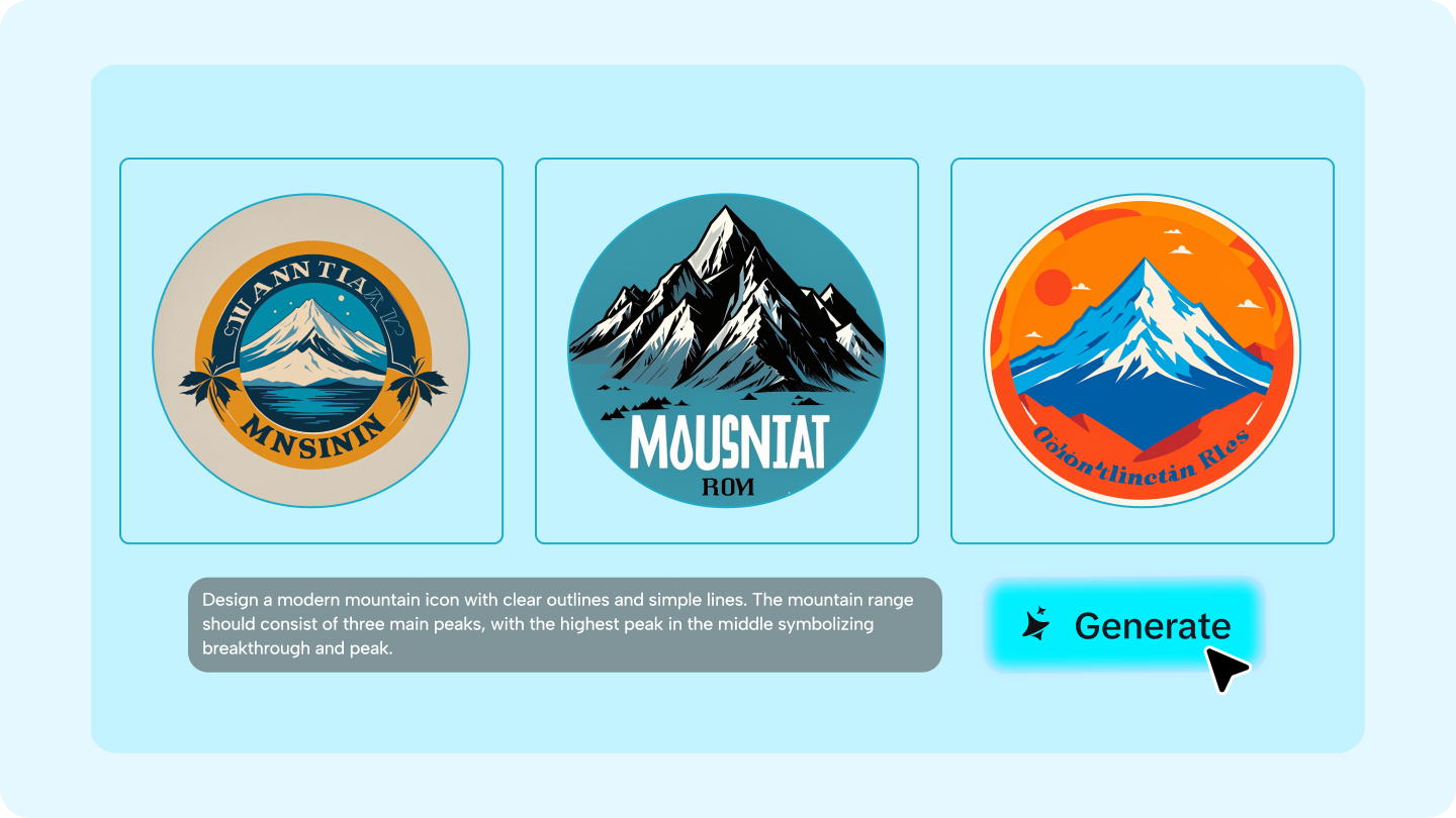 logo montagne