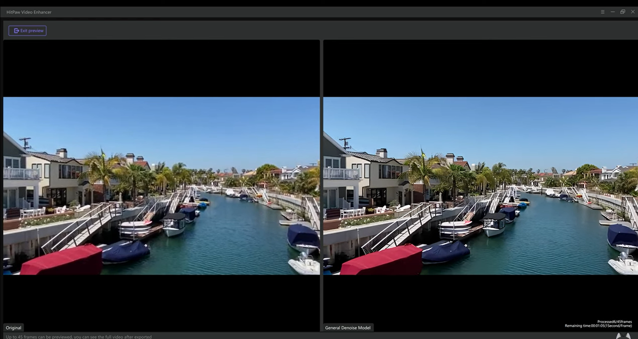 HitPaw is a 4K quality video enhancer