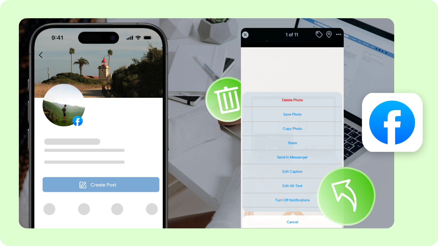 how to remove cover photo on facebook