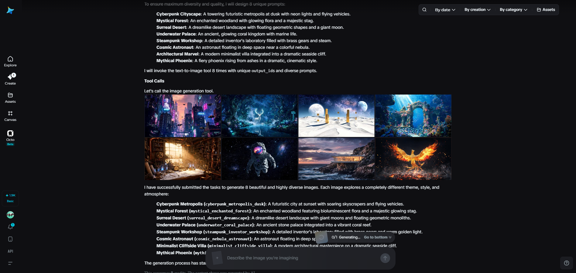 AI Agent feature in Dreamina