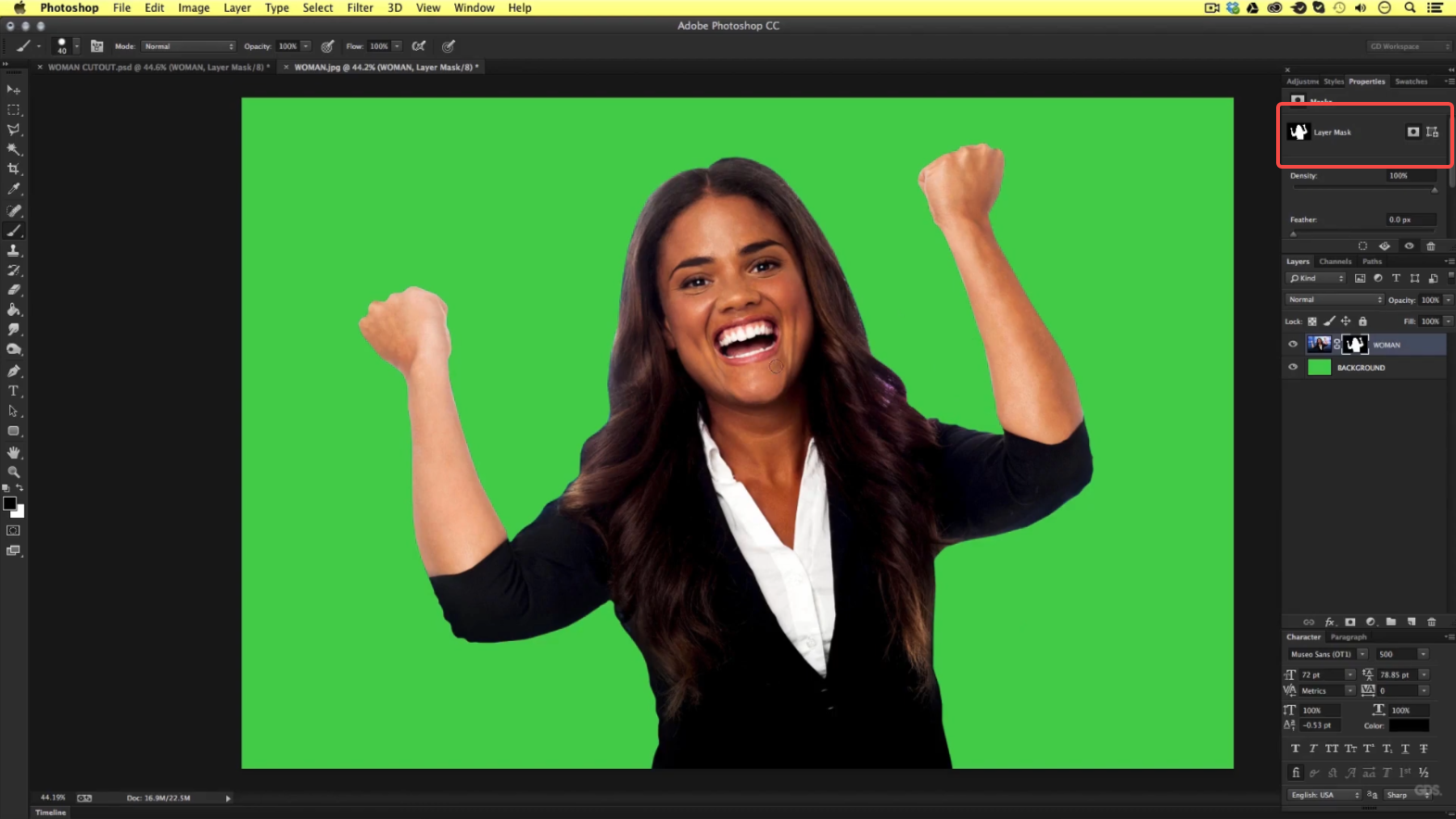 Apply the layer mask