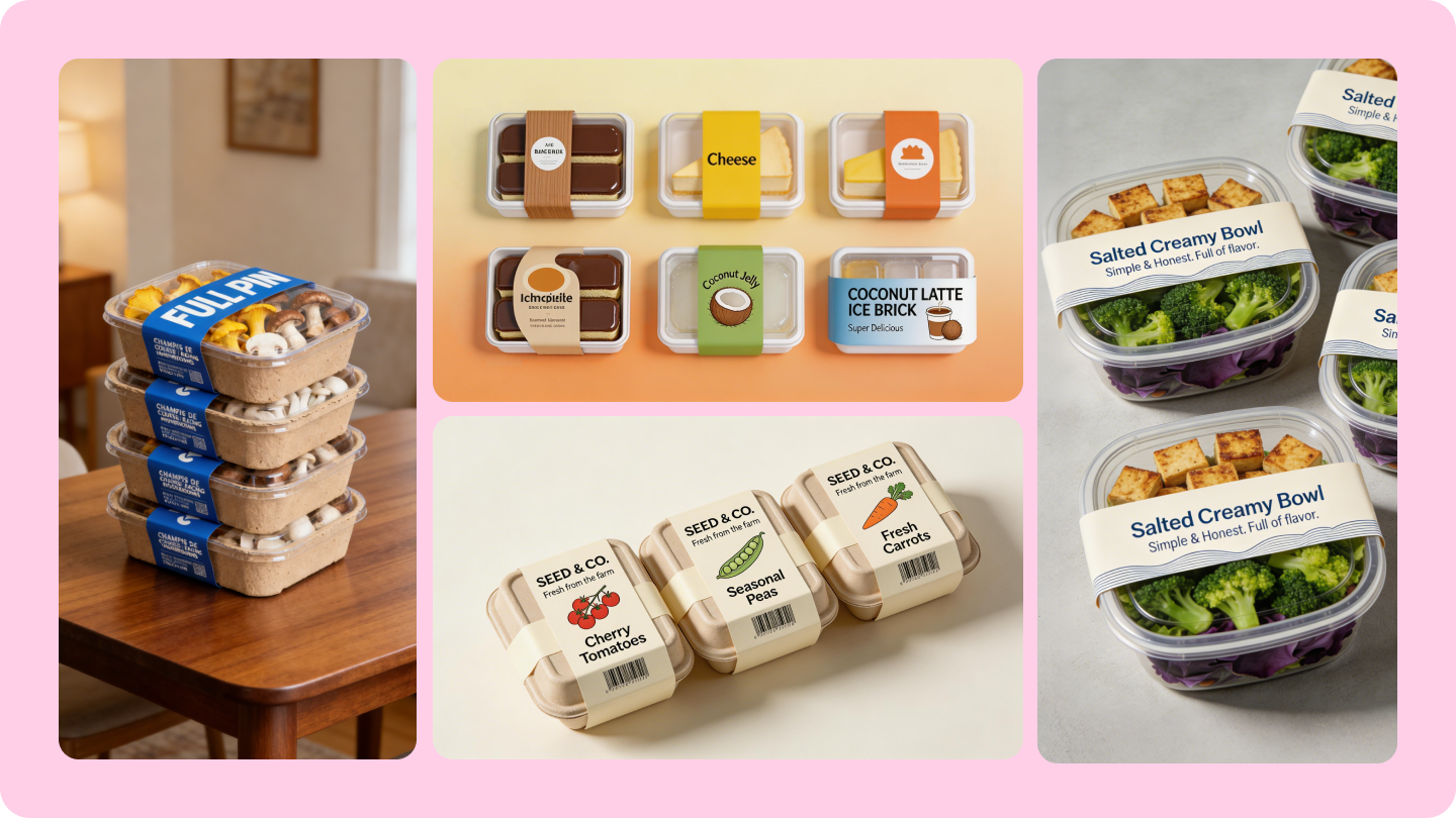 Benzi pentru burtă pentru ambalare: prezentați-vă desenele cu precizie