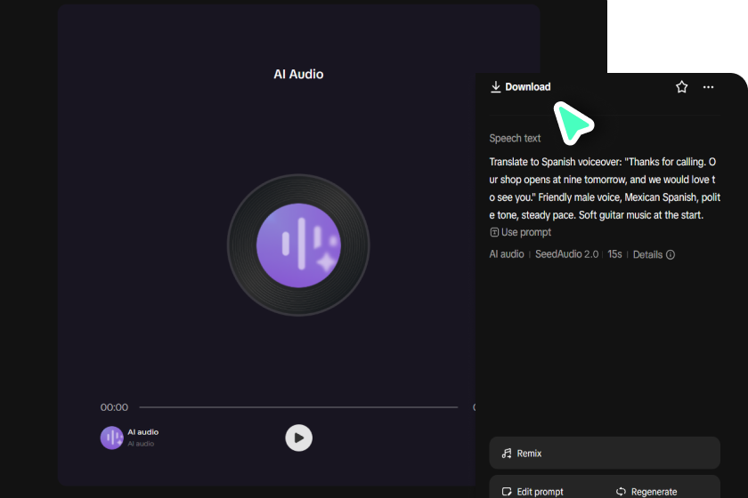 Reproduza e baixe