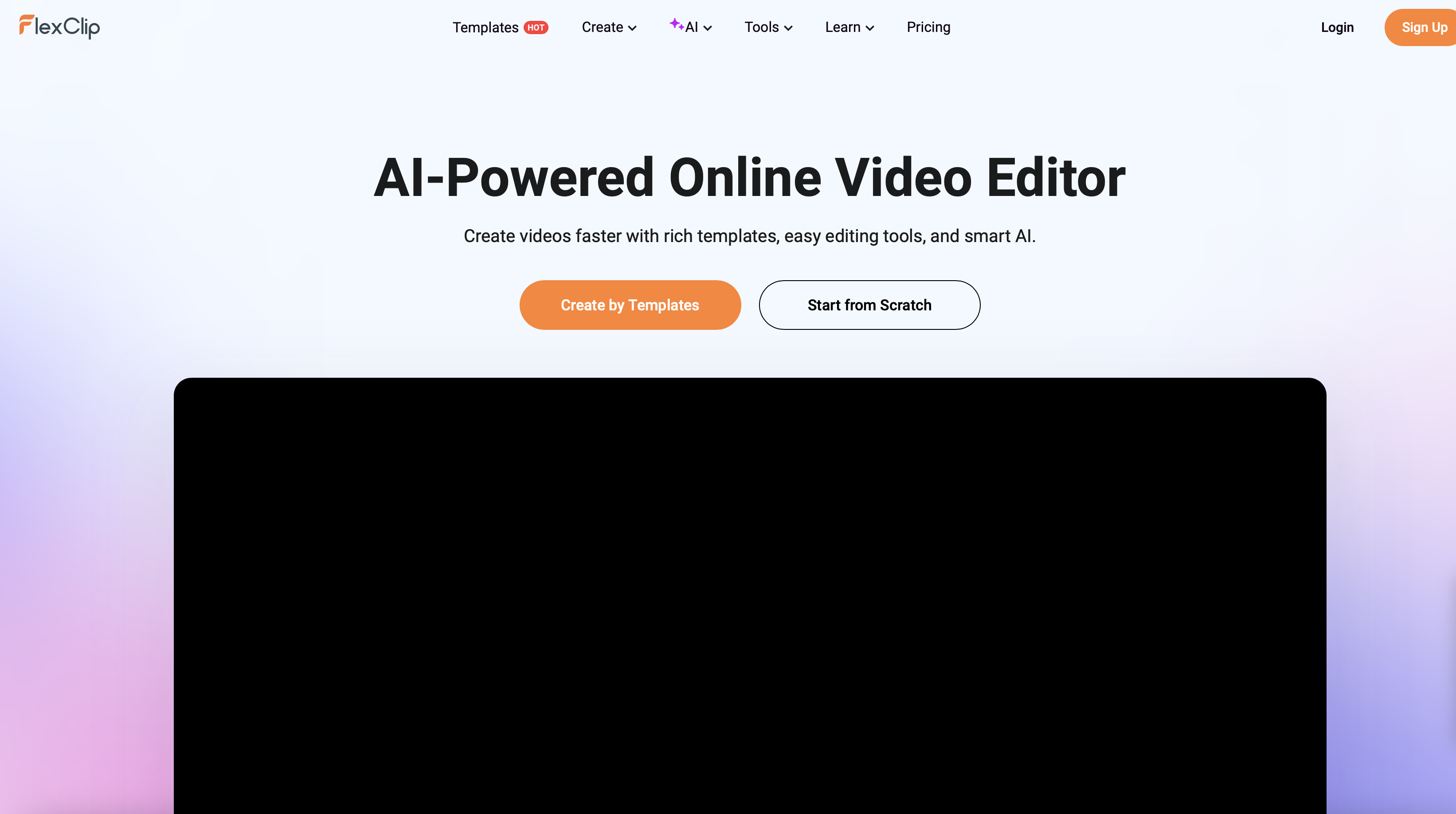FlexClip proposal video maker online