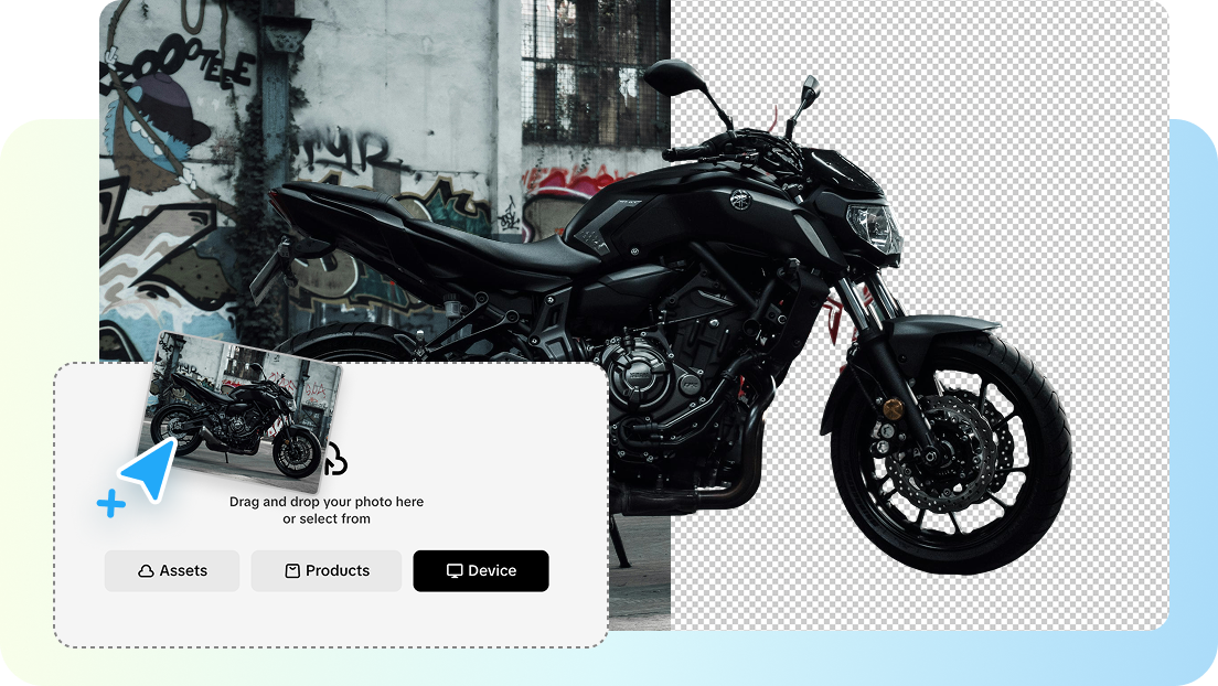 Remove background tool in Pippit
