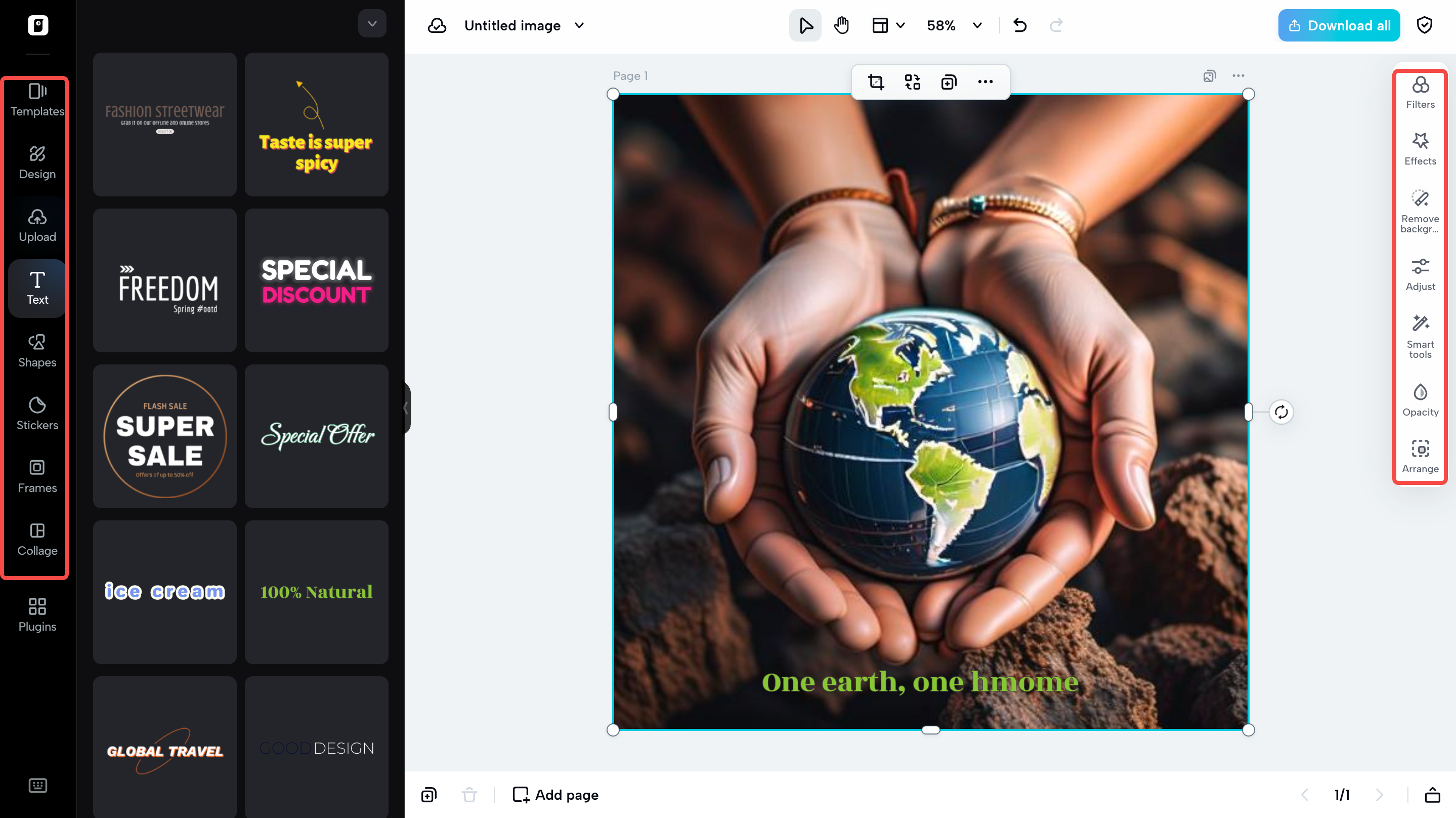 Editing image for your nonprofit organization