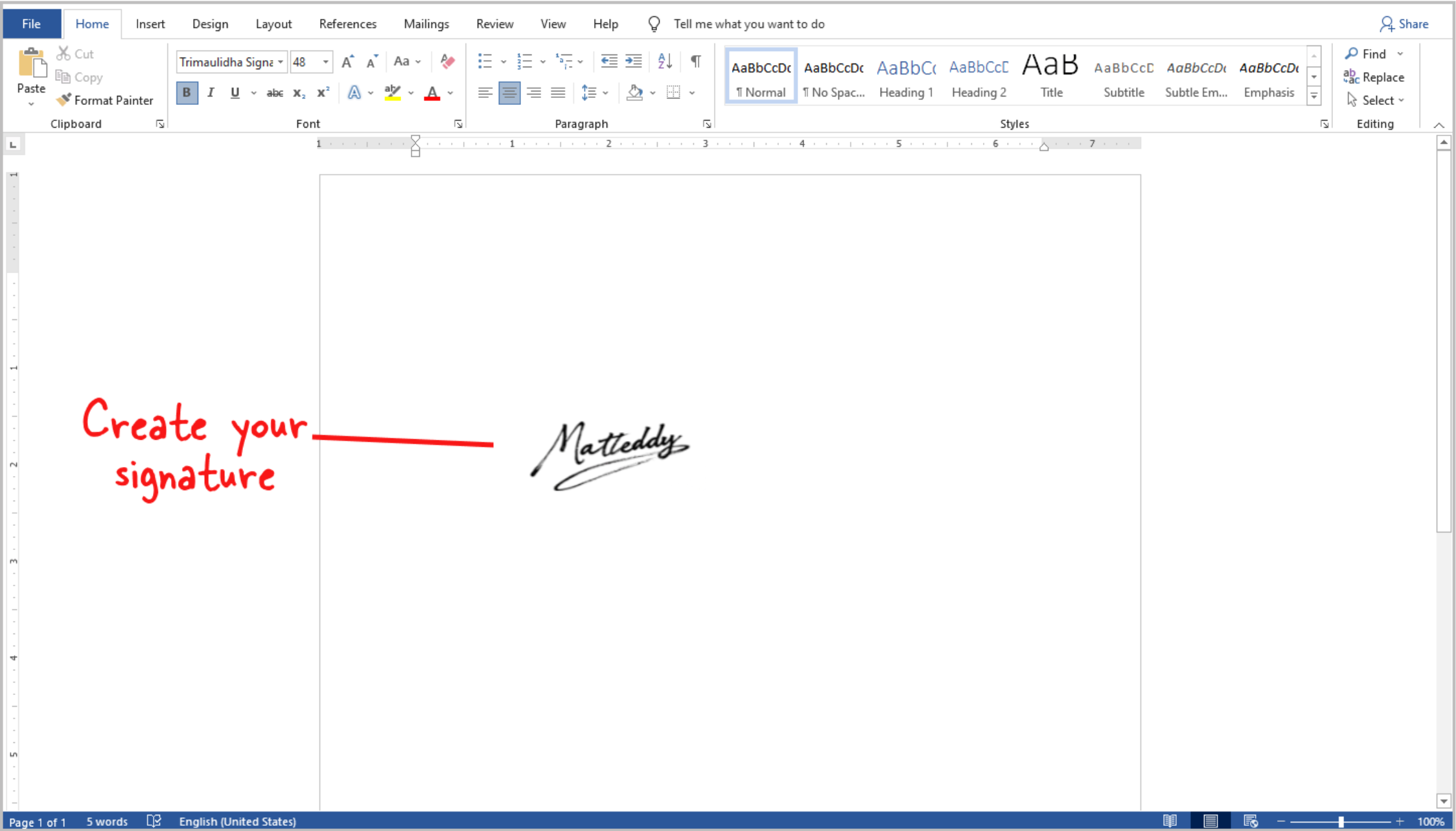 Wordで電子署名を作成する方法