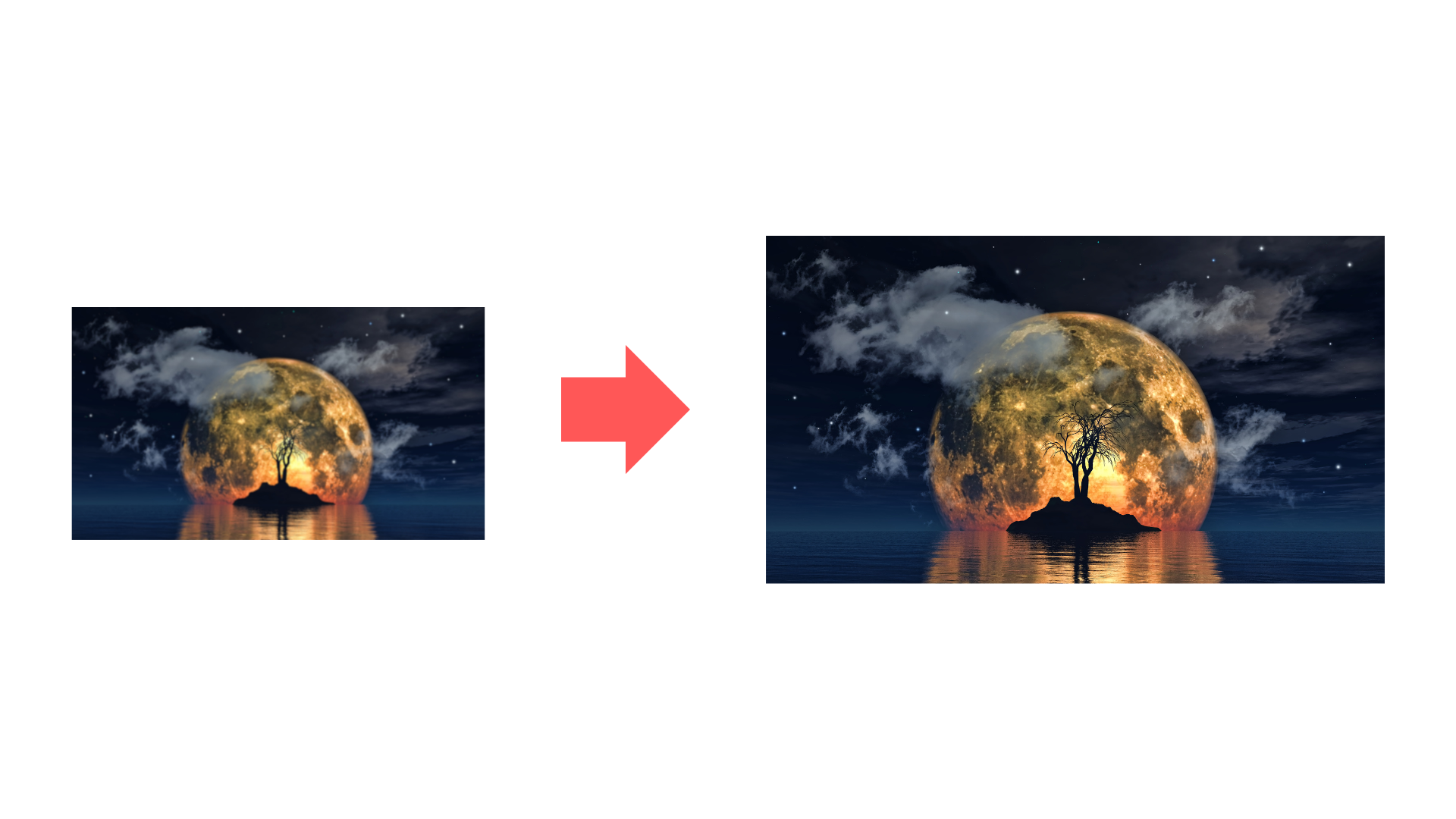 Creative upscale