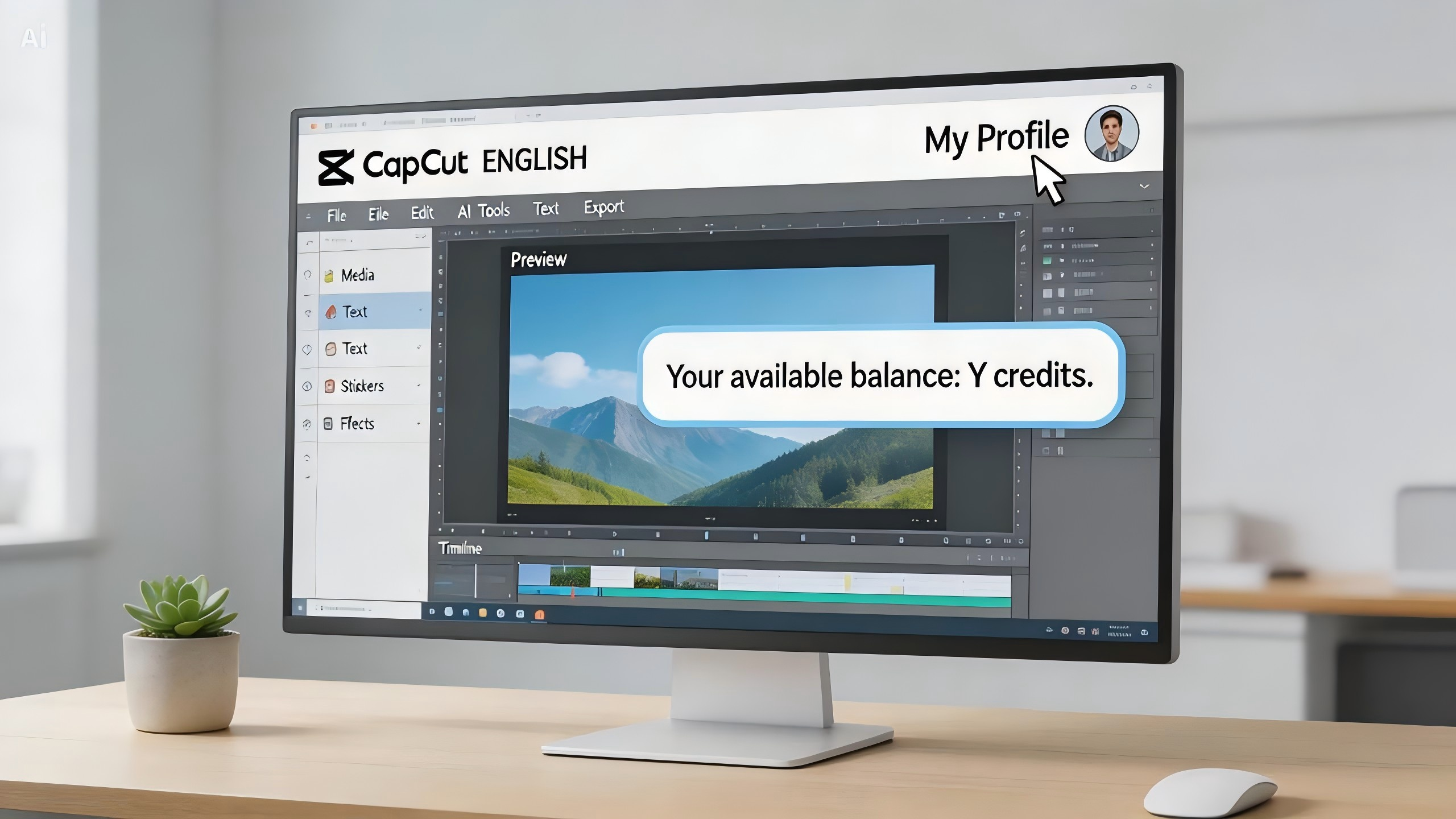 Verwenden Sie Ihre Credits